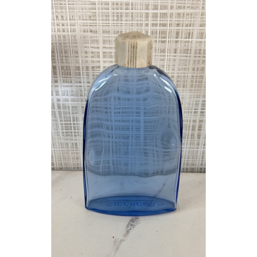 Vintage Musk Bourjois 2 Soir de Paris-Evening Cobalt‎ Blue w/ Cap Perfume Bottle